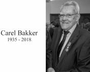 Carel Bakker 1935-2018 foto: Michel van Bergen