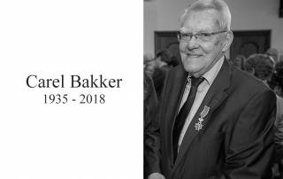 Carel Bakker 1935-2018 foto: Michel van Bergen