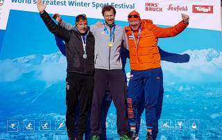Geheel Nederlands podium op de 3.000m Masters 40-45j categorie.