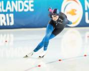 Esther Kiel knap 4e op het NK Allround. foto Neeke Smit