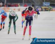 Esther Kiel wint marathon in Tilburg | foto:schaatspeloton.nl