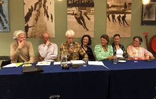 Op de foto van links naar rechts; Milan Kracht, Kees de Jong, Theo Bakkum, Ella Komen, Jana van der Sar, Sylvia Vrugt en Wilma Koek