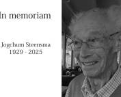 In memoriam Jogchum Steensma