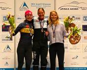 Josine Kroon op het podium in L45